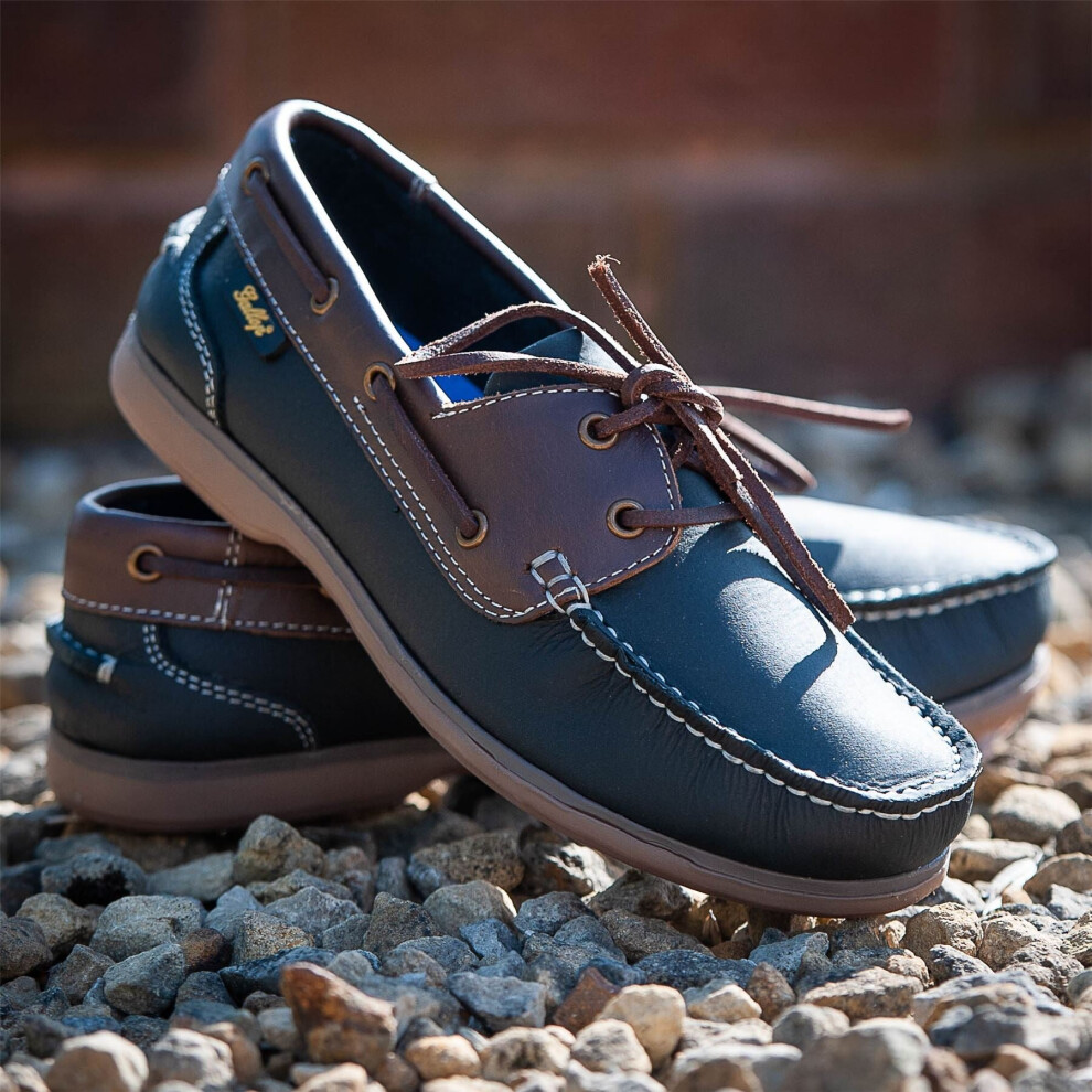 (Navy Blue, 3) Gallop Equestrian Deck Shoe