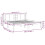 VidaXL vidaXL Solid Wood Pine Bed Frame Grey 200x200 cm Bedstead Platform Bed Frame 6