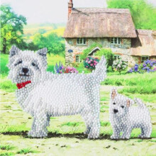 CRYSTAL ART - Kit Diamanttekenen, CCKA52, Assortiment, 18x18cm