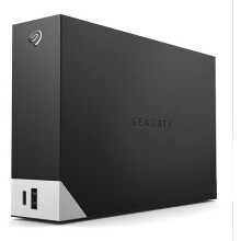 Seagate One Touch con hub STLC6000400 - Disco rigido - 6 To - esterno (desktop) - USB 3.0 - nero - con Seagate Rescue Data Recovery