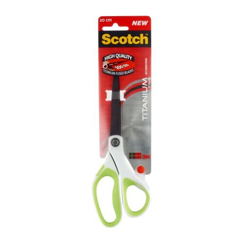 Scotch Scotch Titanium Scissors 200mm Green
