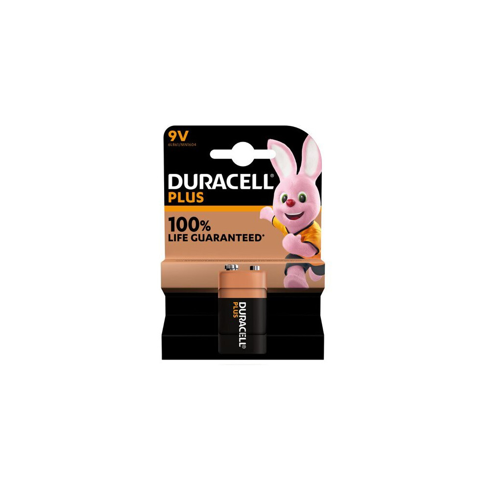 Duracell Plus Power 9V Battery PK1
