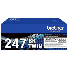 Pak met 2 toners TN247BKTWIN-BROTHER-Black-2x3000st.-Brother DCP-L3510, L3517, L3550, HL-L3270, L3290, MFC-L3710, L3730, L3750, L377