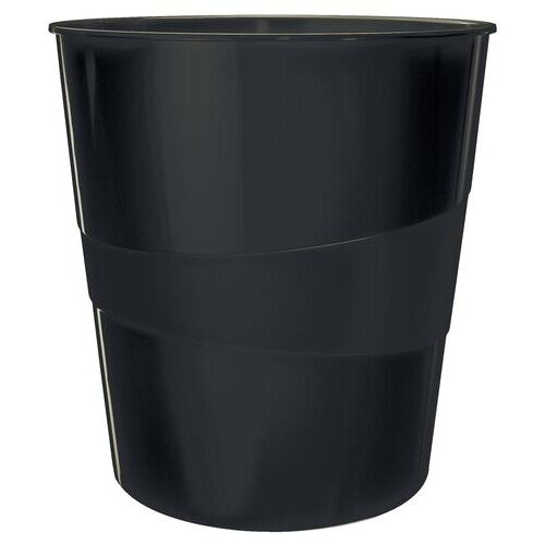 Corbeille à papier Leitz Recycle noire 15 L
