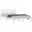 VidaXL vidaXL Solid Wood Bed Frame White 200x200 cm Bedroom Wooden Bedstead Bed Base 3