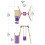 Rebo (Pluto, Pink) Rebo Wooden Swing Set plus Deck & Slide 6