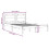 VidaXL vidaXL Solid Wood Bed Frame White 200x200 cm Bedroom Wooden Bedstead Bed Base 6