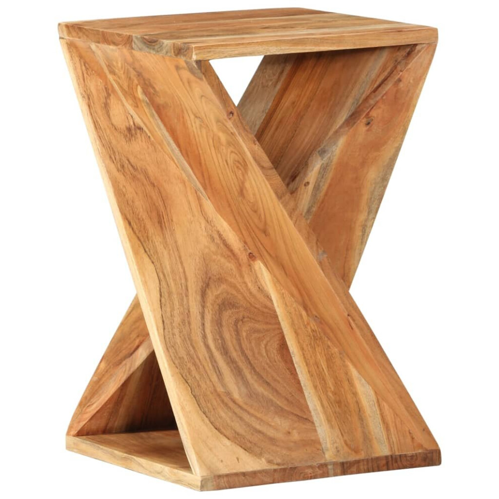 Vidaxl Solid Wood Acacia Side Table Nightstand Accent Coffee Couch End Table