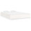 VidaXL vidaXL Solid Wood Bed Frame White 200x200 cm Bedroom Wooden Bedstead Bed Base 1