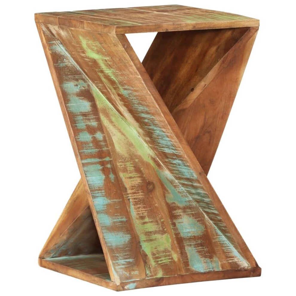 vidaXL Side Table Solid Wood Reclaimed Nightstand Accent Coffee Couch Table