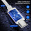 (Black, 3 metre) Type C to Type C 5A/100W Super Fast Charging  Data Cable 5