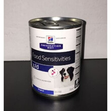 Hill's Prescription Diet Canine Z/D Food Sensitivities 12 X 370g Wet Dog Food Enriched Elimination Diet For Dogs With Food Intolerances And Allergies,