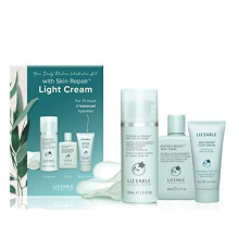 Liz Earle Your Daily Routine Introduction Gift Kit - Skin Repair Light Cream Gift Set Of Cleanse & Polish Hot Cloth Cleanser 50ml, Instant Boost Skin