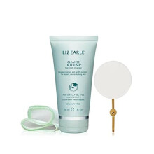 The Joy Of Cleanse And Polish Giftset By Liz Earle Of Cleanser, Cloth And Hook – With Naturally Active Ingredients That Deep Cleanses And Genty