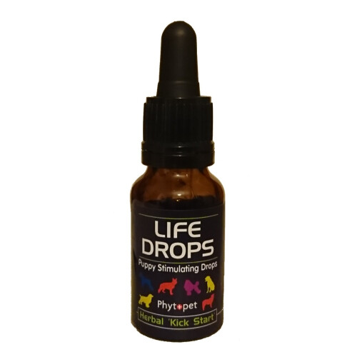 Phytopet Puppy Stimulating Life Drops 10ml herbal kick start whelping