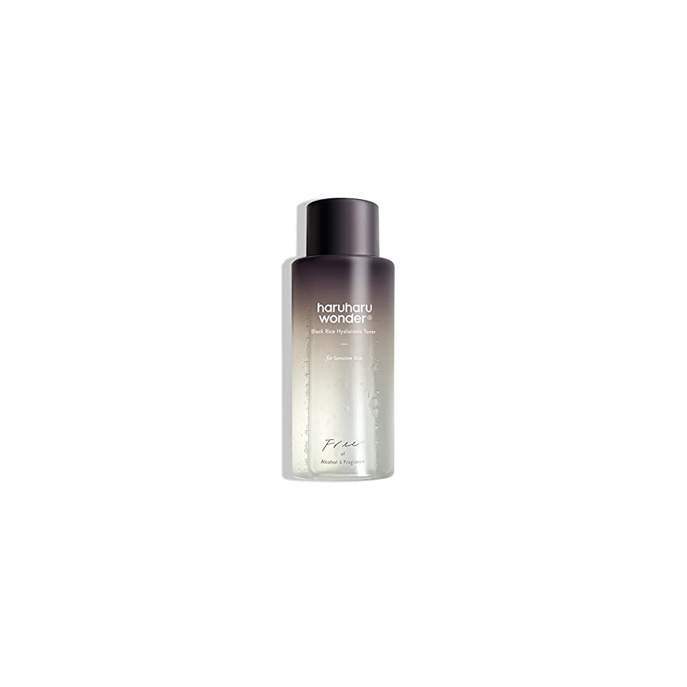 [Haruharu Wonder] Black Rice Hyaluronic Toner for Sensitive Skin 5.1 fl.oz / 150ml | Alcohol Free, Fragrance Free | Vegan, Crurelty Free, EWG-Green