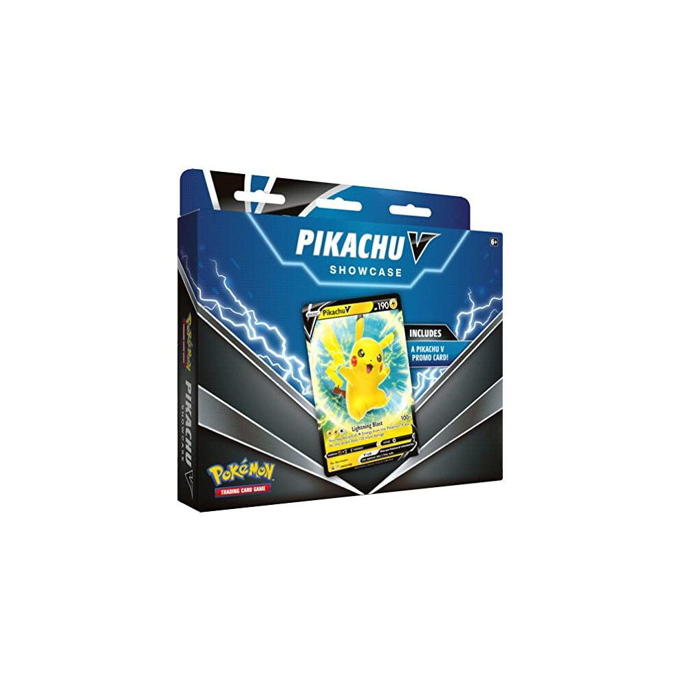 Pokémon Tcg: Pikachu V Showcase Box (1 Foil Promo Card & 3 Booster Packs)