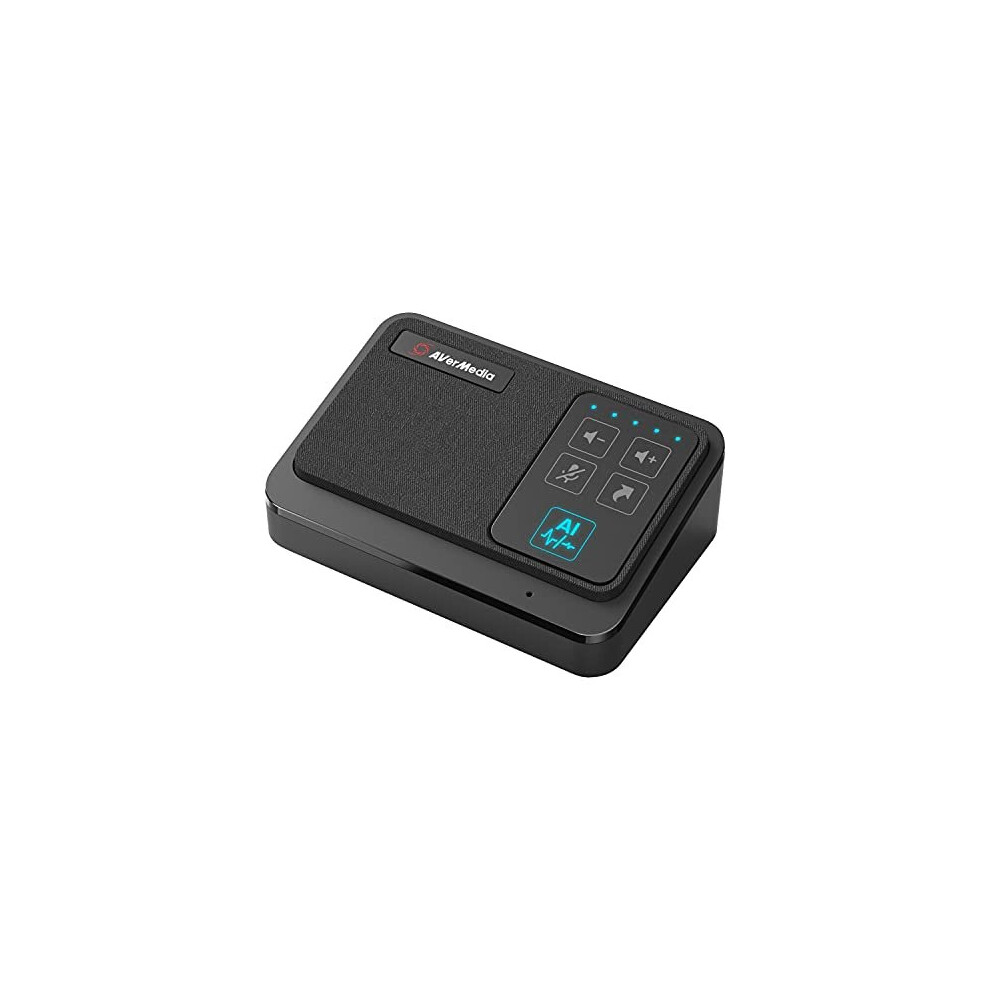 AVerMedia AS311 AI Speakerphone - AI-Powered Noise Suppression, Enhanced Voice Pickup, USB Plug and Play, Easy Setup, Conference Microphone and