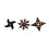 PLAYWELL RUBBER NINJA STARS 1