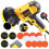 5" Rotary Car Polisher Buffer Waxing Machine Kit Variable Speed Polish Towel Pad 1