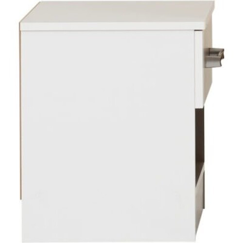 Seconique Polar 1 Drawer Bedside White 1