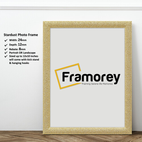 30x16 Inch) Gold Glitter Sparkle Picture Frame Photo Frames