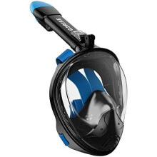 G2RISE SN01 Full Face Snorkel Mask with Detachable Camera Mount, Anti-Fog and Foldable Design, Advanced Breathing System for a Safe Adults/Kids