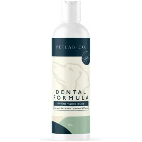 Petlab Co. Dog Dental Formula – Help Keep Breath Fresh, Target Plaque & Tartar Build-Up - Easy To Use - Support Overall Oral Hygiene - Dental