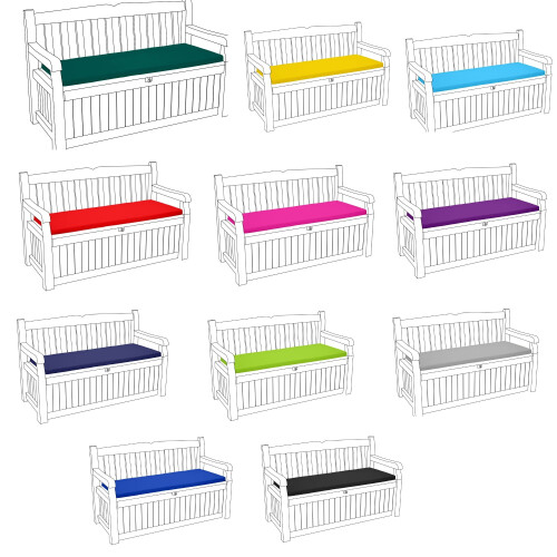 Gardenista Outdoor Keter Iceni & Eden Bench Cushion Garden Seat Pad on