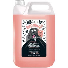 BUGALUGS Dog Shampoo Luxury 2 in 1 Papaya & Coconut dog grooming shampoo products for smelly dogs with fragrance, best puppy shampoo, professional
