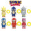 6PCS Sonic the Hedgehog Minifigures Building Blocks Toys Halloween Christmas Festival Best Gift 2