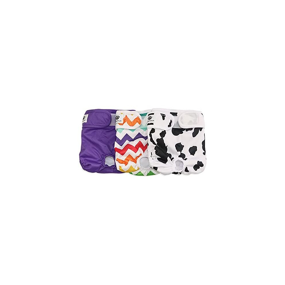 Hisprout Female Dog Diaper Reusable Washable Durable Doggie Diapers Pants(DDFXS02)