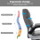 Costway Swivel Office Chair High Back Computer Chairs w/ Flip-up Armrests 5