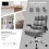 Costway Swivel Office Chair High Back Computer Chairs w/ Flip-up Armrests 6