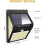 [2 Pack] 140LED Solar Security Lights Outdoor, Motion Sensor, 270 Wide-Angle, IP65 Waterproof, Solar Powered, 3 Lighting Modes, Easy Install 2