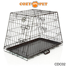 Car Dog Cage Travel Cozy Pet 30'' Medium Size Puppy Crate Cat Carrier CDC02