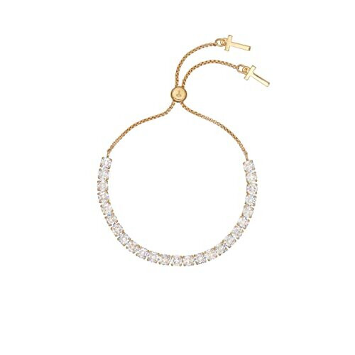 Ted Baker Ted Baker Melrah Icon Crystal Slider Bracelet (Gold Tone/Crystal)