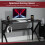 Steel Frame Cup Phone Holder Gaming Office Study Table Desk Best 3