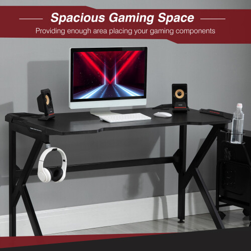 Steel Frame Cup Phone Holder Gaming Office Study Table Desk Best 2