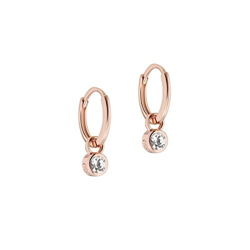 Ted Baker Ted Baker Sinalaa Crystal Huggie Earring (Rose Gold Tone/Crystal)