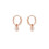 Ted Baker Ted Baker Sinalaa Crystal Huggie Earring (Rose Gold Tone/Crystal) 2