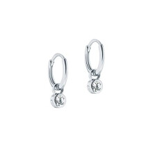 Ted Baker Sinalaa Crystal Huggie Earring (Silver Tone/Crystal)