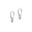 Ted Baker Ted Baker Sinalaa Crystal Huggie Earring (Silver Tone/Crystal) 1