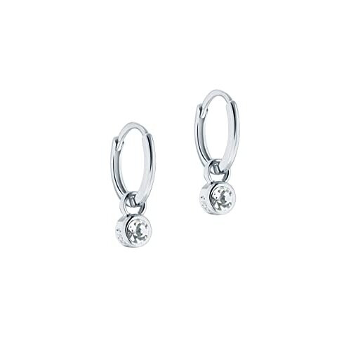 Ted Baker Ted Baker Sinalaa Crystal Huggie Earring (Silver Tone/Crystal)