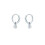 Ted Baker Ted Baker Sinalaa Crystal Huggie Earring (Silver Tone/Crystal) 2