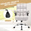 Costway Swivel Office Chair High Back Computer Chairs w/ Flip-up Armrests 4