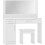 Seconique Nevada Vanity/Dressing Table Set White Gloss 1
