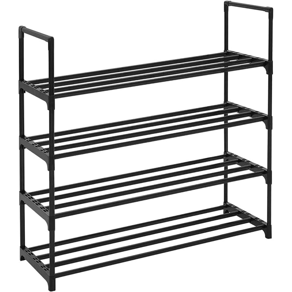 4Tier Metal Shoe Rack Shelf Space Saving Storage Organiser for 20Pairs Shoes