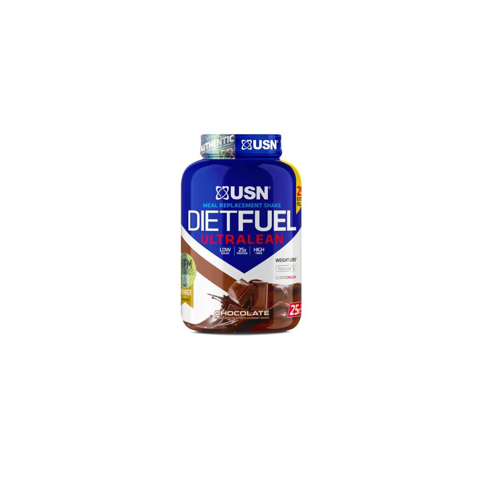 USN Diet Fuel UltraLean Chocolate 2.5KG: Meal Replacement Shake, Diet Protein Powders for Weight Control and Lean Muscle Development