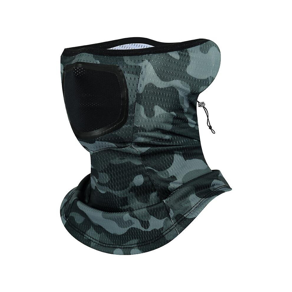 (B) Camouflage Outdoor Riding Mask Sunscreen Cover Adjustable Headgear Neck Sleeve Not,Specified 768649754363